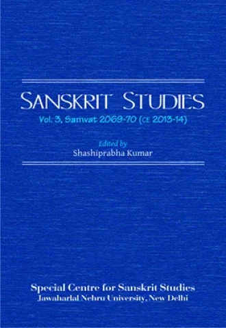Sanskrit Studies — Vol. 3, Samvat 2069-70 (CE 2013-14)