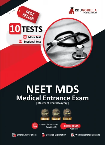 NEET MDS Entrance Exam Preparation Book 2023 (Master of Dental Surgery) - 8 Full Length Mock Tests and 2 Sectional Tests (Part A and B) with Free Access To Online Tests
