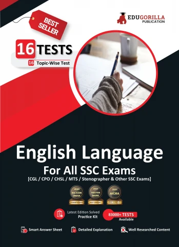 English Language Book For All SSC Exams 2023 (English Edition) - 16 Solved Topic-Wise Tests For SSC CGL, CPO, CHSL, MTS, Stenographer, and Other SSC Exams with Free Access To Online Tests