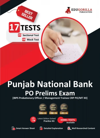 Punjab National Bank PO Prelims (IBPS CRP PO/MT XIII) Book 2023 (English Edition) - 8 Full Length Mock Tests and 9 Sectional Tests (1100 Solved Questions) with Free Access to Online Tests