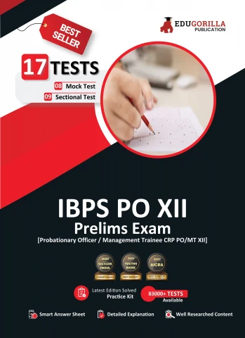 IBPS PO Prelims Exam 2023 : CRP PO/MT-XIII (English Edition) - 8 Mock Tests and 9 Sectional Tests (1100 Solved Questions) with Free Access to Online Tests