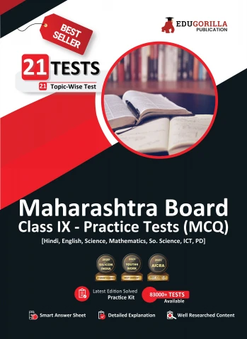 EduGorilla Maharashtra Board Class IX Exam 2023 (English Edition) - 21 Solved Multiple Choice Questions Subjective Practice Tests with Free Access to Online Tests