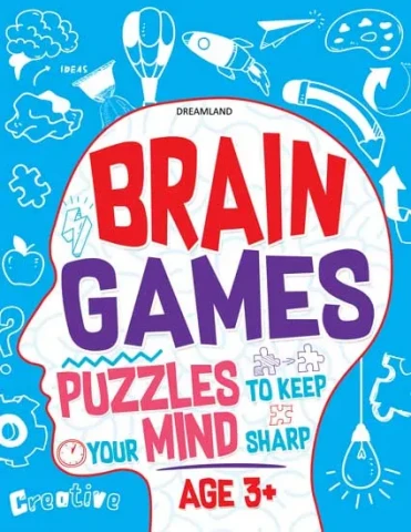 Brain Games Age 3+ : Children Interactive & Activity Book By Dreamland Publications