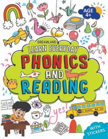 Learn Everyday Phonics and Reading- Age 4+ : Children Interactive & Activity Book By Dreamland Publications