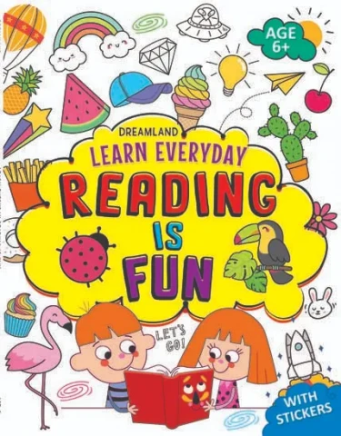 Learn Everyday Reading is Fun - Age 6+ : Children Interactive & Activity Book By Dreamland Publications