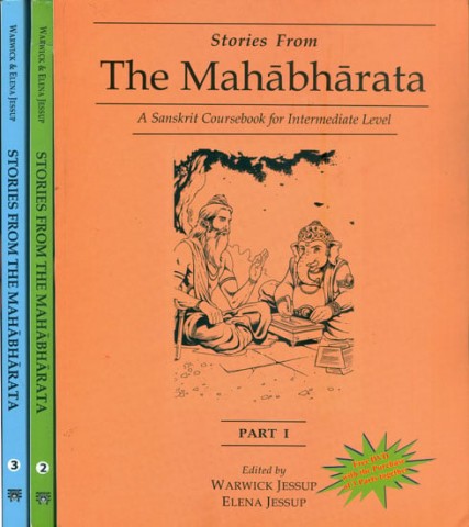 Stories From The Mahabharata - A Sanskrit Coursebook For Intermediate Level With Dvd Inside (Set Of 3 Volumes)