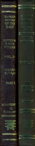 The Grihya Sutras: Rules Of Vedic Domestic Ceremonies (Set Of Two Volumes)
