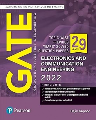 GATE Topic-wise Previous Years' Solved Question Papers Electronics and Communication Engineering 2022