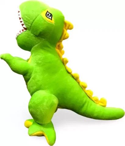 P I SOFT TOYS Standing Dinosaur Soft Plush Toy for Kids Teddy Dino Small Green - 35 cm (Green)
