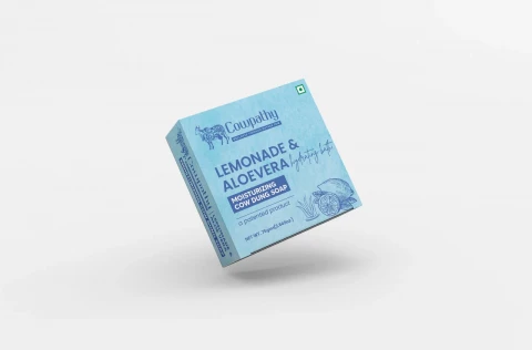 Cow Dung Soap Lemonade - Aloe Vera