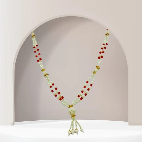 Moti Mala Multicoloured for Idols & photo frames.