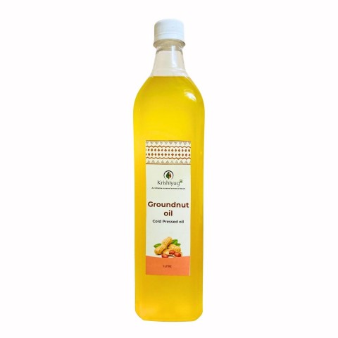 KRISHIYUG Groundnut Oil Cold Press Oil