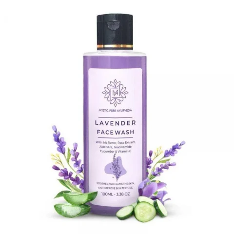 Mystic Pure Lavender & Niacinamide Face Wash For Anti- Aging & Skin Nourishment