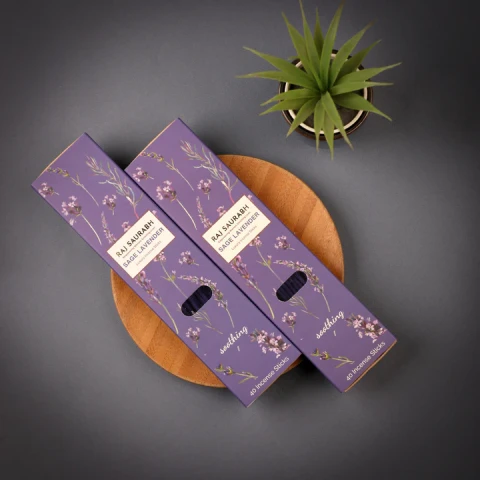 Incense Stick: Soothing Sage Lavender (Pack of 2)