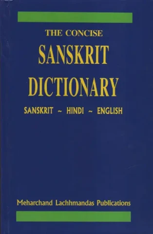 The Concise Sanskrit Dictionary (An Old and Rare Book)