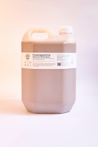 PraanaPoorna Natural Shampoo 5L