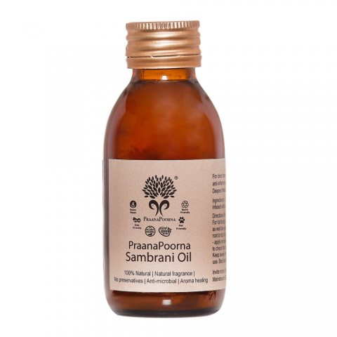 PraanaPoorna Sambrani Aroma Oil 100ml