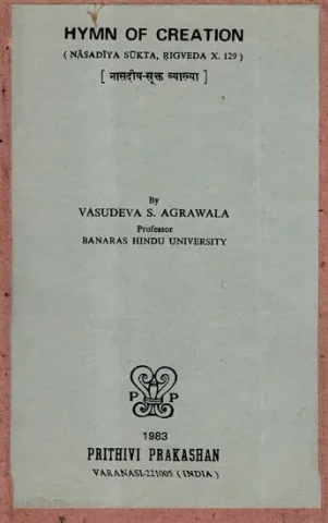 Hymn of Creation (Nasadiya Sukta, Rigveda X.129) - An Old and Rare Book