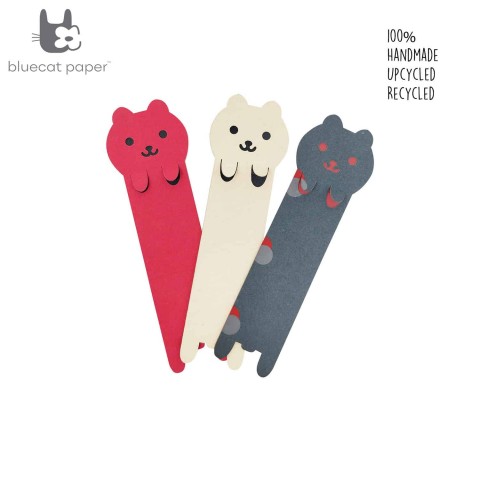 Bear themed bookmarks (set of 3)