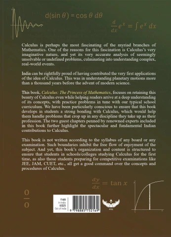Calculus: The Princess of Mathematics Volume 1 cover