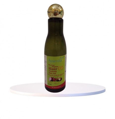 AYURVITA HERBAL RED ONION HAIR OIL  (200 ML)