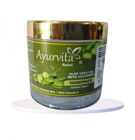 AYURVITA HERBAL ALOE VERA GEL WITH CUCUMBER  (150 gm)
