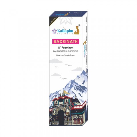 Badrinath 8″ Premium Dhoop Batti, Incense Sticks (Pack of 40 Sticks) Pack of 4