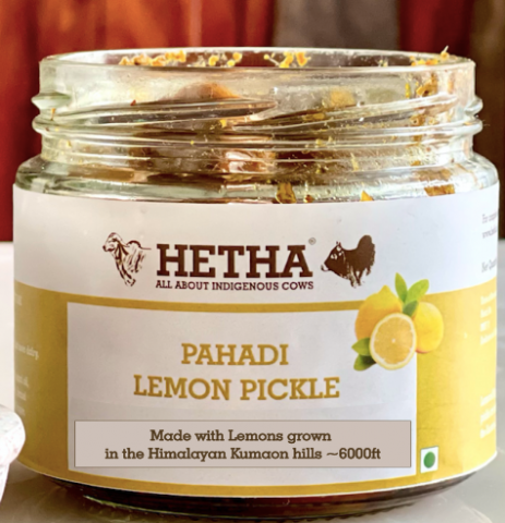Pahadi Kagzi Nimbu Achar / Lemon Pickle