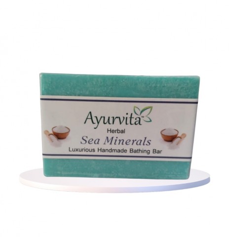 AYURVITA HERBAL SEA MINERALS SOAP (125 GM) - Pack of 3