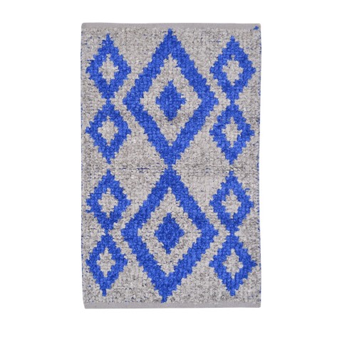 Cosmorugs Handwoven Cotton Puja Mats with Furr - Luxurious and Stylish