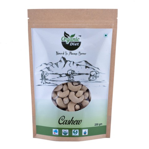Organic Cashew, 250 Gram