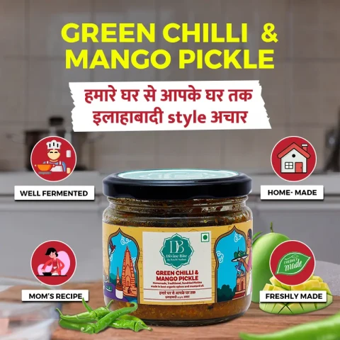 GREEN CHILLI MANGO PICKLE