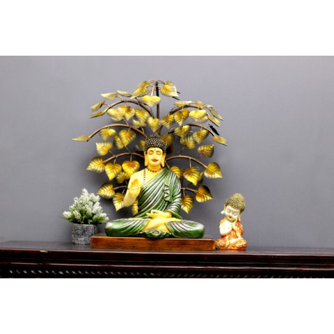 The Secret of Successful Metal Tree With Buddha Garden Statue For Home Decor