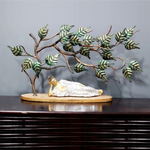 Metal Buddha Home Decor Table Decoration Showpiece