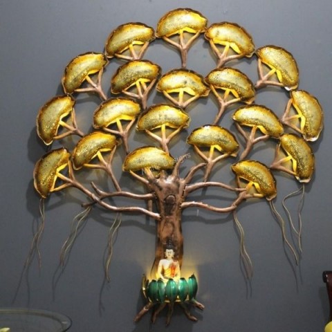 Antique And Stunning Tree of Life Metal WallArt Home Office and Living Room Big Size