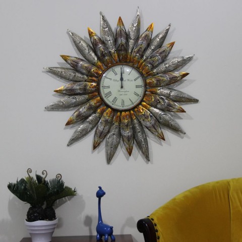 30″ Walnut Ply Wood High-Grade Unique Wall Clocks