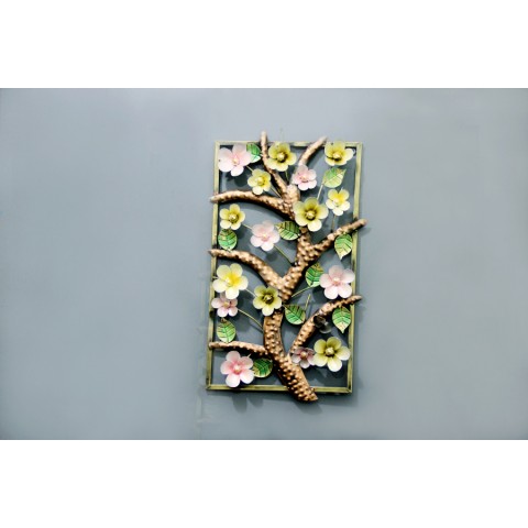 Nature Inspired Multicolor Leaves Wall Art