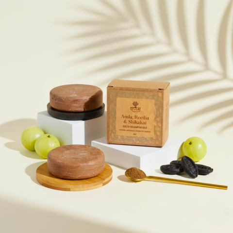 Amla, Reetha & Shikakai Solid Shampoo Bar