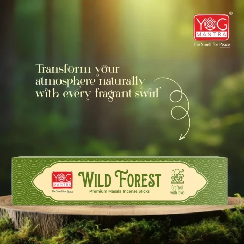 Yog Mantra Wild Forest Premium Masala Incense Sticks (Pack of 1)