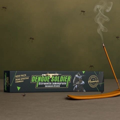 Archita Poojabatti Dengue Soldier Incense Stick – (Pack of 1)