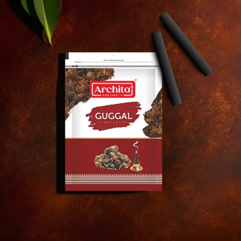 Archita Poojabatti Wet Dhoop Zipper Guggal -(Pack of 6)