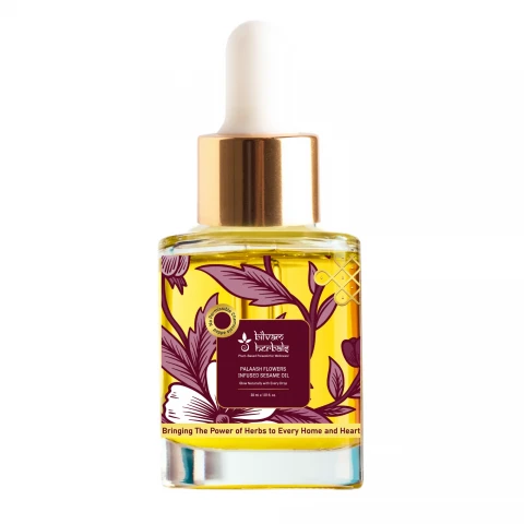 Palaash Flowers infused sesame oil - A Timeless Elixir for Luminous, Ageless Skin
