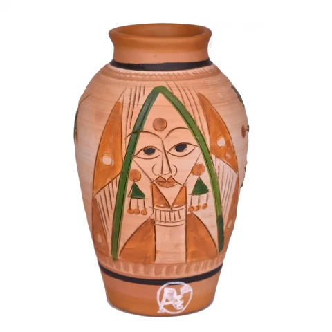 Handpainted Unique Ganesh Flower Vase