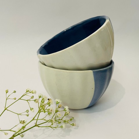 Blue & White Snack Bowls