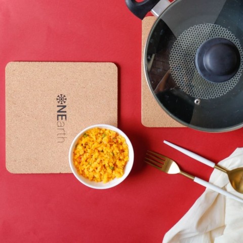 Heat Resistant Cork Trivets - Square