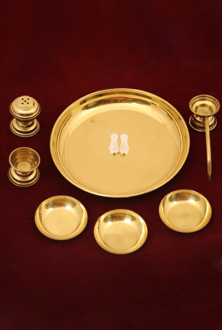 Brass Guru Pooja Kit (Delivery India Only)