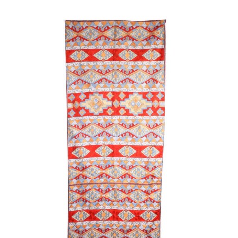 ABSTRACT DESIGN SILK RUNNER 8 X 25 FT