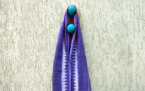 INDIGO TEMPLES - JAMDANI SCARF