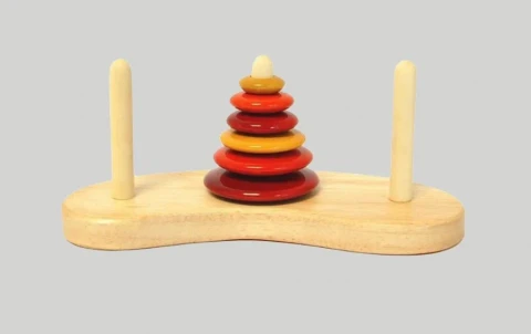 Wooden Tower of Hanoi