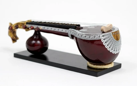 Saraswati Veena | Wooden Miniature